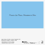13.10.-3.12. Perceive sea, dunes, mountains in move -näyttely 198 Contemporary Arts and Learning -tilassa